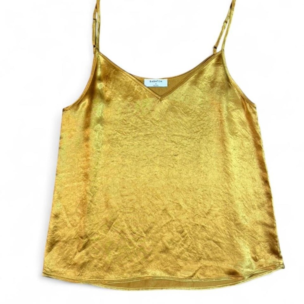 Babaton Aritzia Everly Camisole in a‎ gorgeous chartreuse gold color Size: S